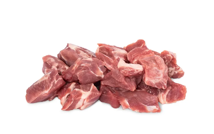 Lamsstoofvlees van Boerderij het Veldhuis uit het Groene Hart — bijzonder mals, ideaal voor langzame stoofgerechten.