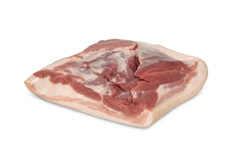 Buikspek met zwoerd van Berkshire × Duroc-varkens van RAUWR, met een gladde lichte zwoerdlaag