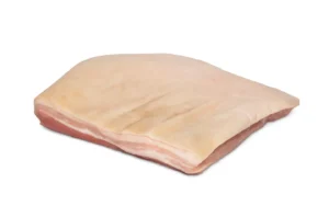 Buikspek met zwoerd van Berkshire × Duroc-varkens van RAUWR, met een gladde lichte zwoerdlaag